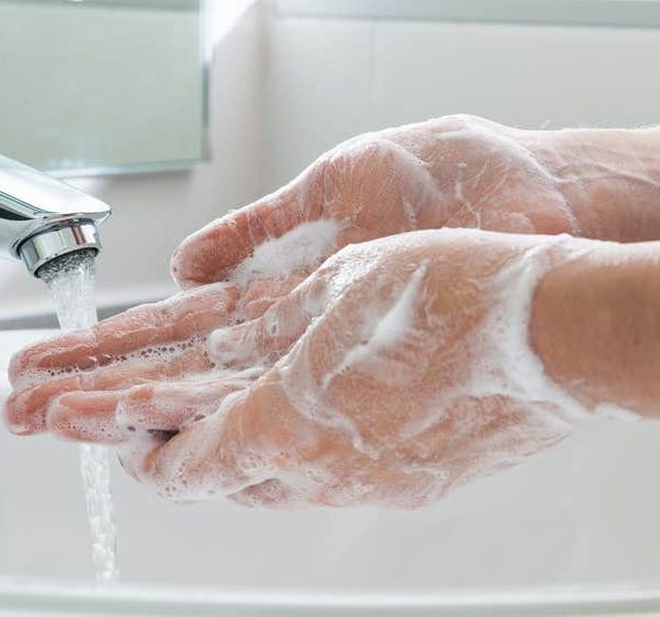 wash hands