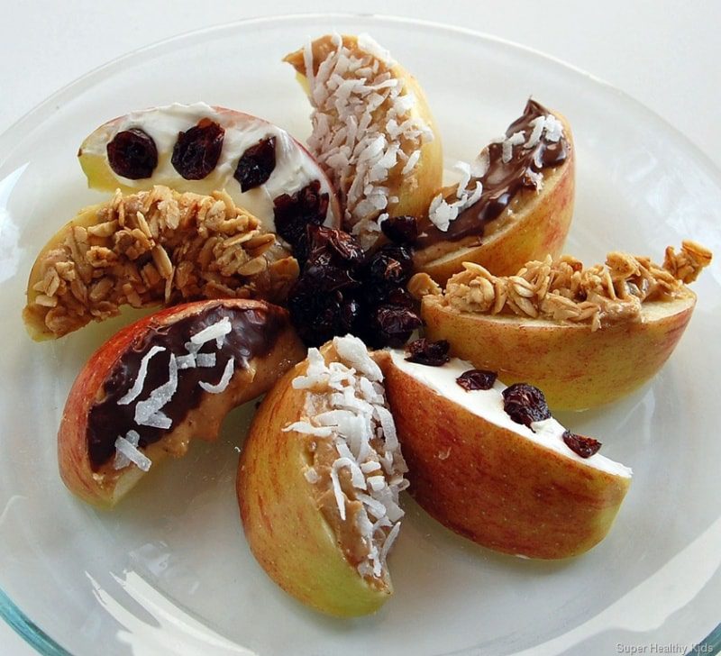 crunchy apple wedges