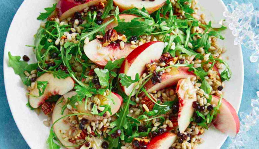 nectarine and grain salad